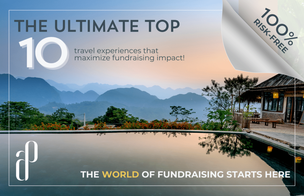 The Ultimate Top 10 Travel Experiences for your nonprofit fundraising events.