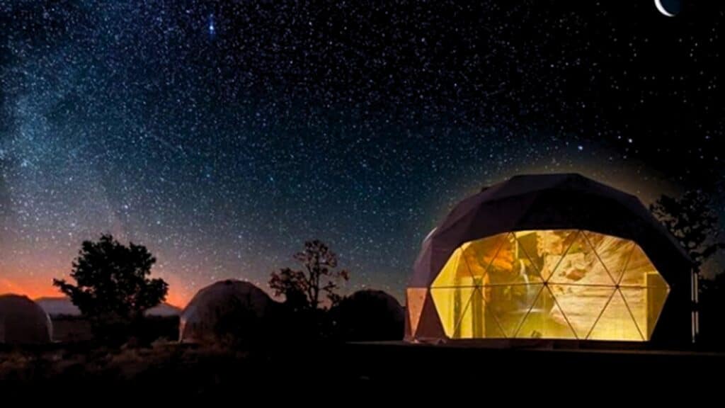 Bryce Canyon National Park luxury Glass Sky Dome stay featured in the Great Outdoors Collection, a travel experience for nonprofit fundraising auctions.