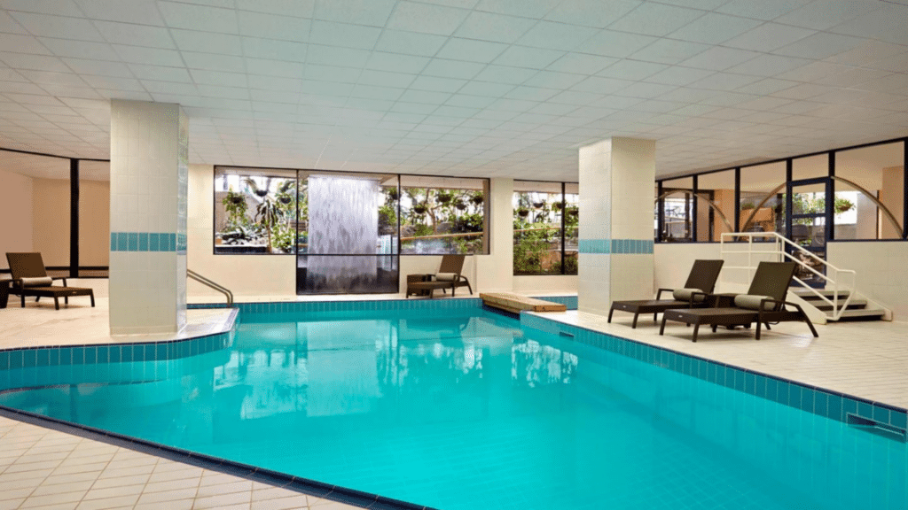 Indoor pool at the boutique hotel included with the Atlantic Canada Revealed package